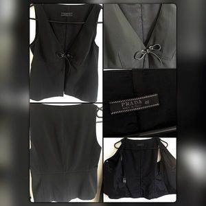 Prada vest and skirt set